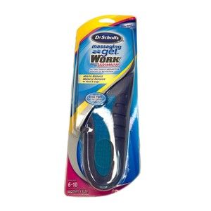 Dr Scholls Work Massaging Gel Advanced Shoe Insoles Women’s 6-10 All-day Shock